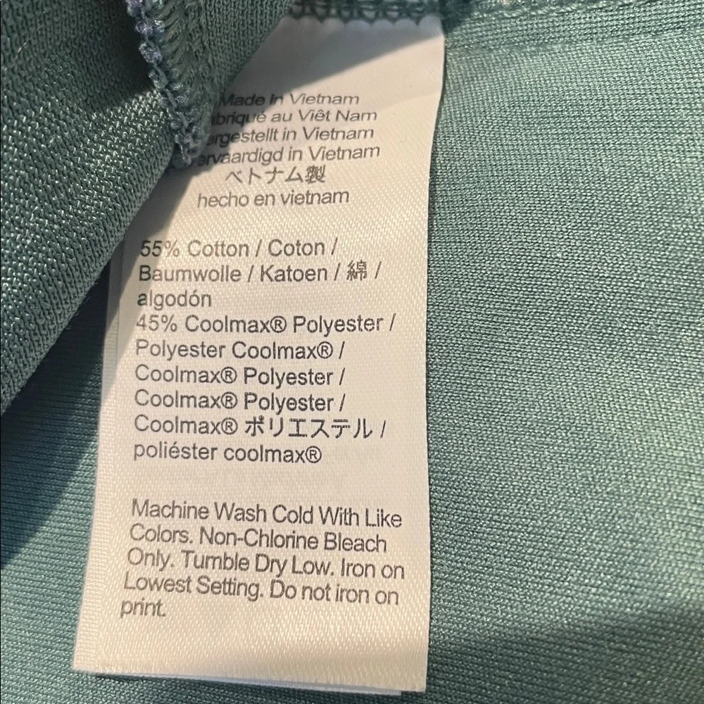 J. Crew blue Performance Quarter zip Oarsman pullover long sleeve shirt Small